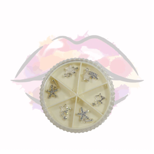 Decoracion para uñas dijes de estrellas Cherimoya