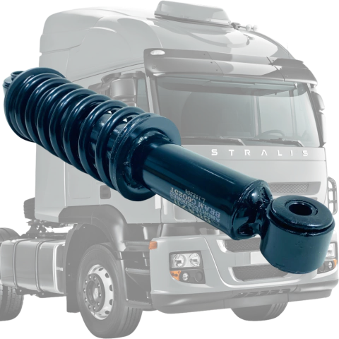 Amortecedor Traseiro Cabine Stralis c/ Mola 2012/. 504060241