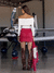 Shorts saia Evellyn couro eco - comprar online