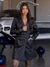 Trench Coat Thays couro eco - Aline Mezzari Brand
