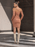 Imagem do Vestido Beatriz drapeado curto manga longa