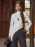 Blusa Carol assimetrica manga longa