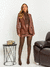 Blazer Cecilia couro eco - Aline Mezzari Brand