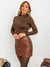 Shorts saia Evellyn couro eco - Aline Mezzari Brand