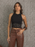 Regata Dayana cropped ilhos - comprar online
