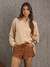 Shorts Kauana couro eco cadarco tachas - Aline Mezzari Brand