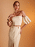 Cropped Luma alfaiataria ombro a ombro