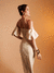 Cropped Luma alfaiataria ombro a ombro - Aline Mezzari Brand