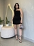 Cropped Nula Manga Diana - Preto - loja online
