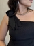 Cropped Nula Manga Diana - Preto - Miahma