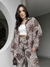 Camisa Paisley Noa - Paisley Fundo Marrom - comprar online