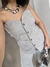 Blusa Alfaiataria North - Cinza Claro - Miahma