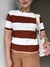 Blusa Modal Estela - Listrado Marrom - loja online