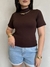 Imagem do Blusa Gola Alta em Malha Isa - Marrom