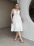 Vestido Curto Renda Pierre - Off-White - loja online