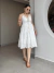 Vestido Curto Renda Pierre - Off-White