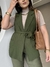 Colete Com Faixa Ondine - Verde Militar