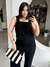 Cropped em Linho Tulum - Preto - Miahma