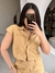 Camisa Linho Cayman - Mostarda Claro