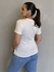 T-Shirt Baby Look com Estampa Lina - Off-White - loja online