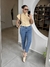 Camisa Curta Wester - Bege - loja online