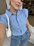Camisa Curta Wester - Azul Blue - Miahma