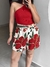 Short Valen - Estampado Vermelho na internet
