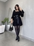 Vestido Curto em Viscose Anne - Preto - loja online