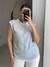 Regata Acetinada Leona - Azul Leve na internet