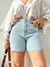 Short Mom Classic - Azul Claro - comprar online