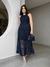 Vestido Tricot Celeste - Marinho - comprar online