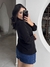 Camisa Clássica Pati - Preto - loja online