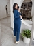 Calça Reta Heloisa - Azul Petróleo - comprar online
