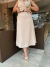 Saia Midi Camélia - Creme - comprar online