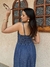 Vestido Jeans Fleur - Azul Oceano - loja online