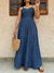 Vestido Jeans Fleur - Azul Oceano - comprar online