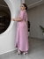 Vestido Chemise Manga Curta Helena - Rosa Queimado - comprar online