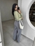 Blusa Babado Eleonor - Verde Pistache - loja online