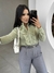 Blusa Babado Eleonor - Verde Pistache - comprar online
