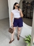Short Alfaiataria Lara - Azul Carbono - comprar online