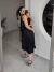 Saia Midi Rose - Preto - Miahma