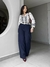 Calça Pantalona Vic - Marinho Escuro - comprar online