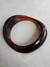 Pulseira Acrílico Aura - Marrom Tortoiseshell na internet