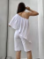 Bermuda Jeans Nara - Branco na internet