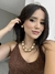 Conjunto Colar e Brinco Tarsila - Dourado