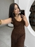 Vestido Tricot Verena - Marrom - Miahma