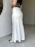 Saia Longa Cetim Verona - Off-White na internet