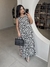 Vestido Linho Amalfi - Estampado Preto