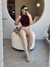 Cropped Alyce - Marrom - Miahma