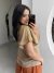 Blusa Básica Losay - Bege - Miahma
